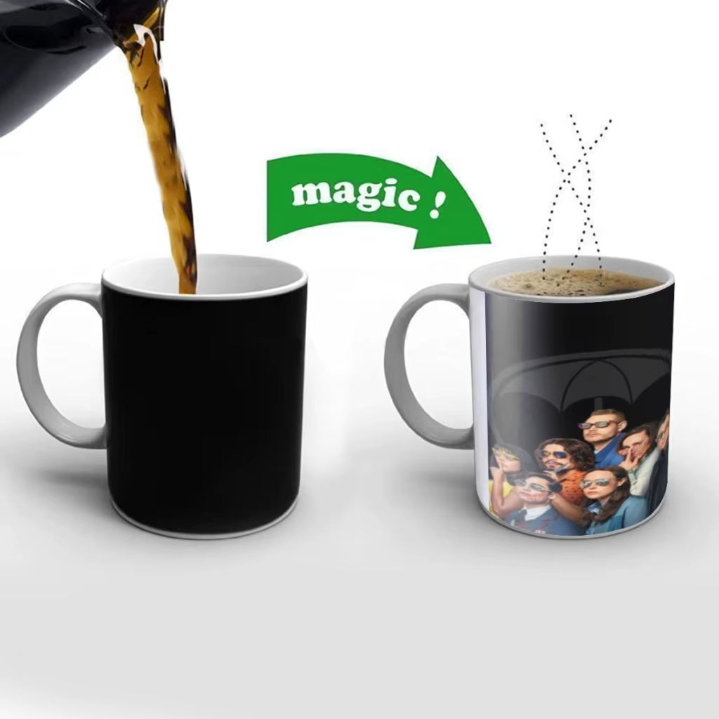 The Umbrella Academy TV Movie Friends Birthday Gifts Color Changing Magic Ceramic Creative Coffee Mugs Tea Cups