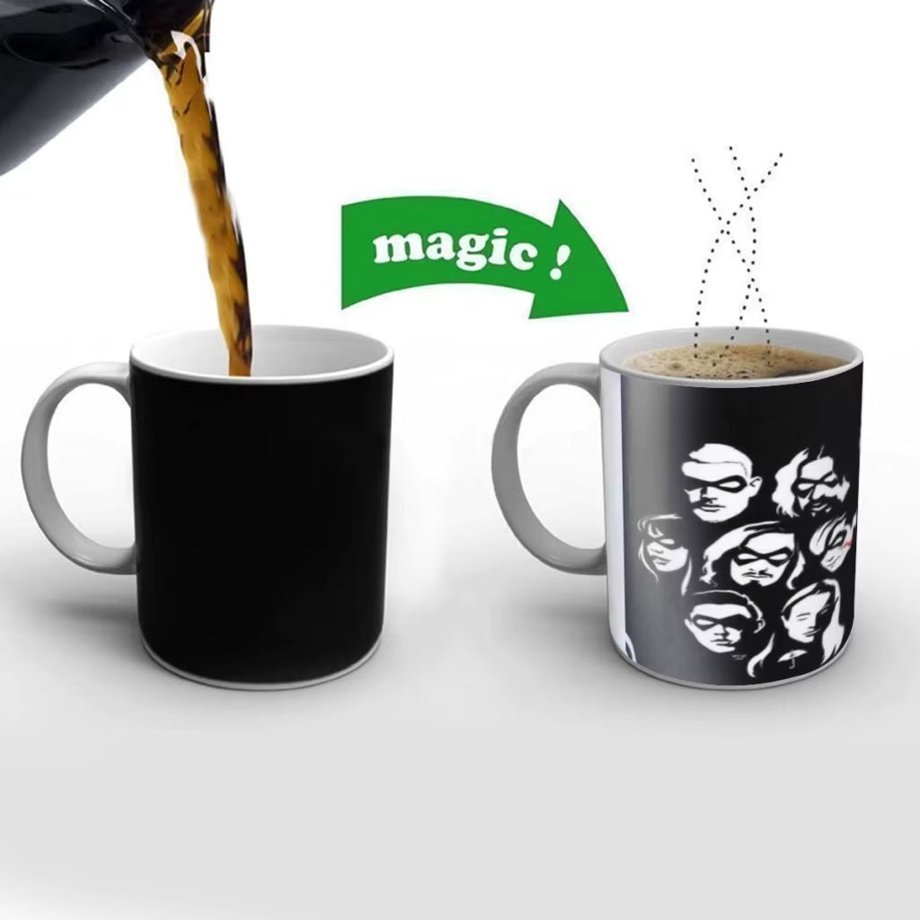 The Umbrella Academy TV Movie Friends Birthday Gifts Color Changing Magic Ceramic Creative Coffee Mugs Tea Cups