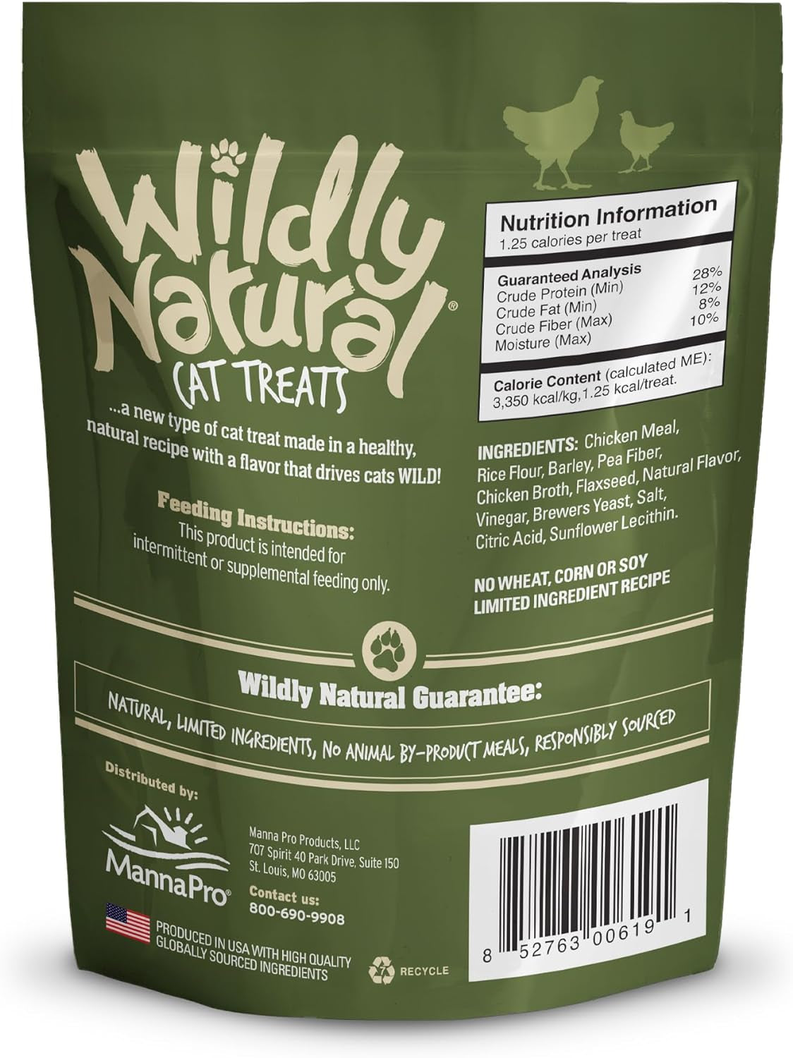 Cat Treats, Chicken Flavor, 2.5 Oz