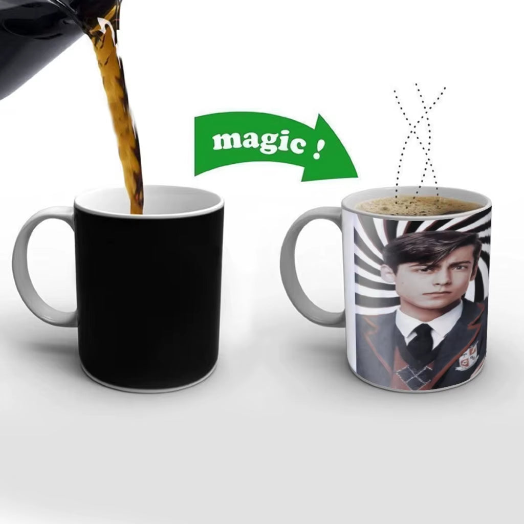 The Umbrella Academy TV Movie Friends Birthday Gifts Color Changing Magic Ceramic Creative Coffee Mugs Tea Cups