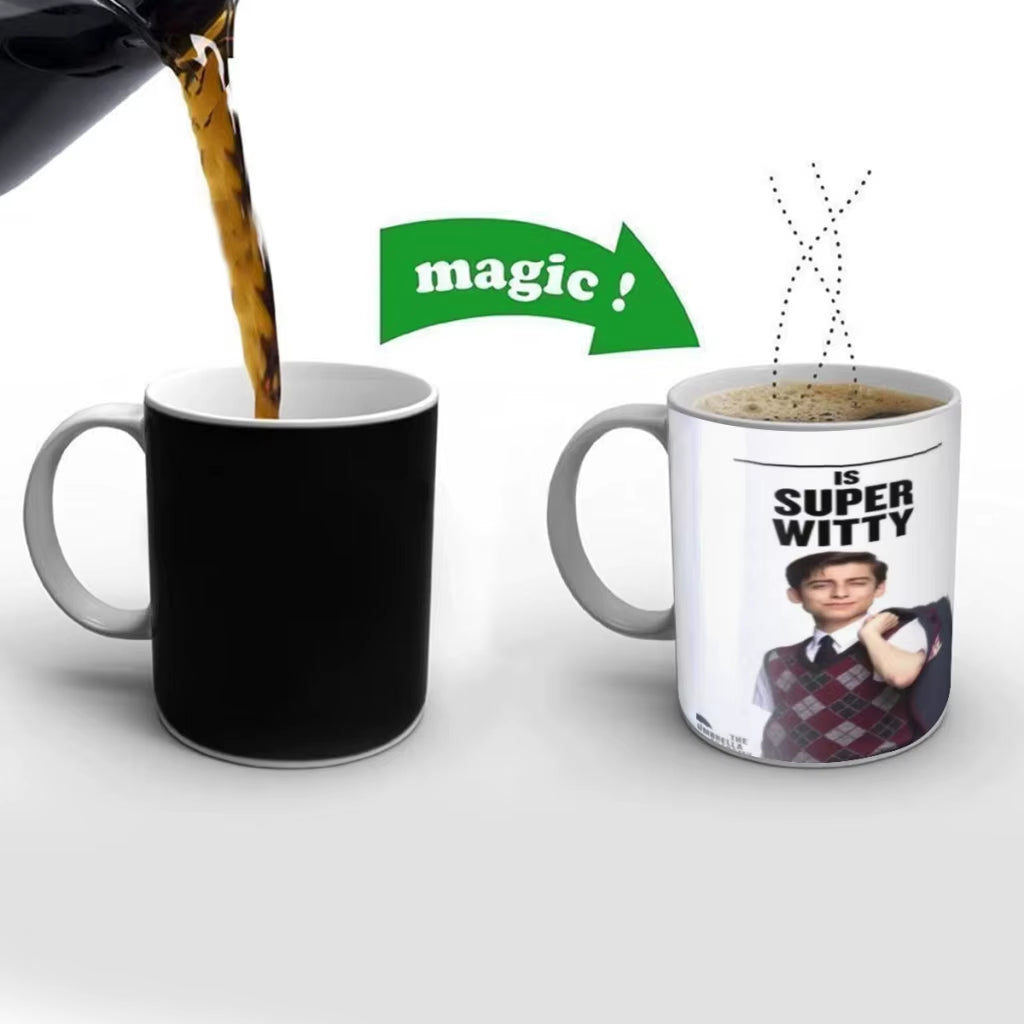 The Umbrella Academy TV Movie Friends Birthday Gifts Color Changing Magic Ceramic Creative Coffee Mugs Tea Cups