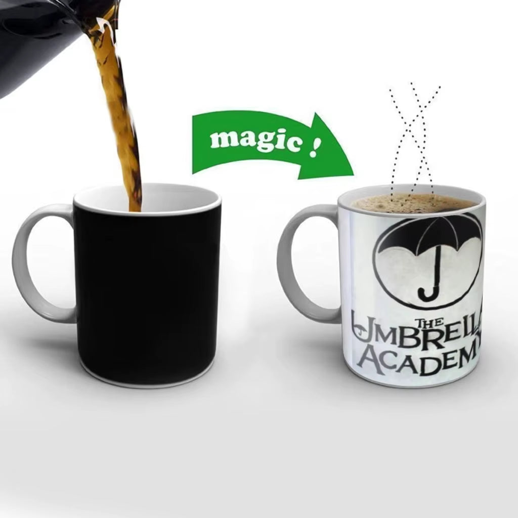 The Umbrella Academy TV Movie Friends Birthday Gifts Color Changing Magic Ceramic Creative Coffee Mugs Tea Cups