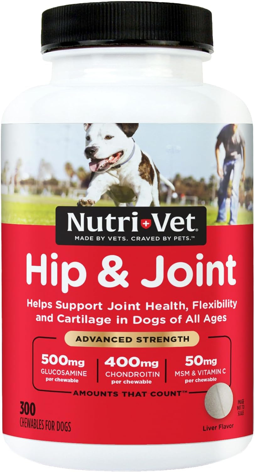 Advanced Strength Hip & Joint Chewable Dog Supplements (Packaging May Vary) 300 Count